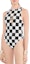 Buy (Women) CHANEL Spring Summer 23C Checkered Knit Swimsuit Women’s Black 23C-P74073-V65730-MB103