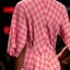Shop (Women) CHANEL Spring Summer 24 Pink Checkered Long Sleeve Maxi Dress for Women. P77275-V69111-NX151