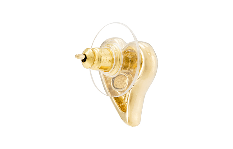 (Women) CHANEL Spring/Summer Heart Double C Black Gold Large Earrings for Women. AB8033-B07838-NH376 圖 4