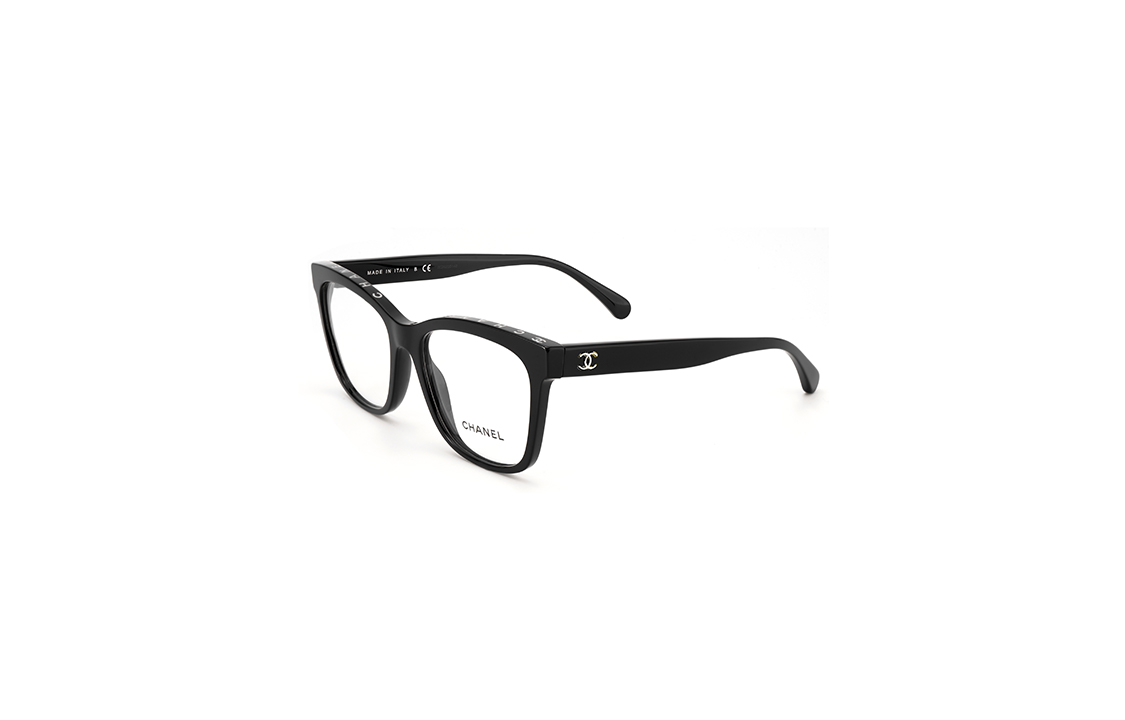 (Women) CHANEL Square Optical Eyeglasses for Women - Black (Prescription Ready) CH3392-C501 圖 4