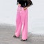 Lookbook (Women) CHANEL SS21 Neon Pink Washed Denim Jeans. P70662-V62122-NC150