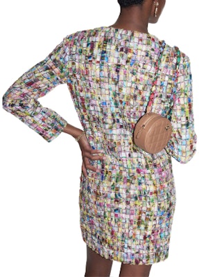 (Women) CHANEL SS21 Tweed Long-Sleeve Dress Women Multicolor P70096-V61795-MH959 Lookbook (Women) CHANEL SS21 Tweed Long-Sleeve Dress Women Multicolor P70096-V61795-MH959