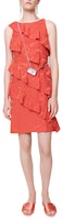 (Women) CHANEL SS22 Sleeveless Silk Jacquard Mini Dress Red. P72396-V63957-NG792 (Women) CHANEL SS22 Sleeveless Silk Jacquard Mini Dress Red. P72396-V63957-NG792