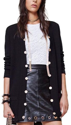 (W) 香奈儿SS22黑色单排扣女款开衫毛衣. P72463-K10397-94305 Order (W) 香奈儿SS22黑色单排扣女款开衫毛衣. P72463-K10397-94305