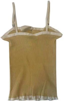 (Women) CHANEL SS22 Colorblock Square-Neck Straight-Cut Tank Top Yellow Women’s P72250-K10403-NH413 Order (Women) CHANEL SS22 Colorblock Square-Neck Straight-Cut Tank Top Yellow Women’s P72250-K10403-NH413