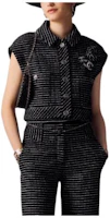 Order (Women) CHANEL SS23 Black Cotton Tweed Button-Up Vest. P74408-V65951-NM465