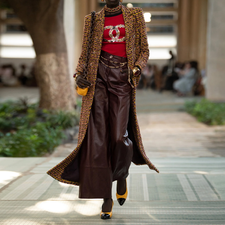 Lookbook (W) CHANEL SS23 徽標對比針織圓領長袖毛衣 多色 P75281-V22445-NP337