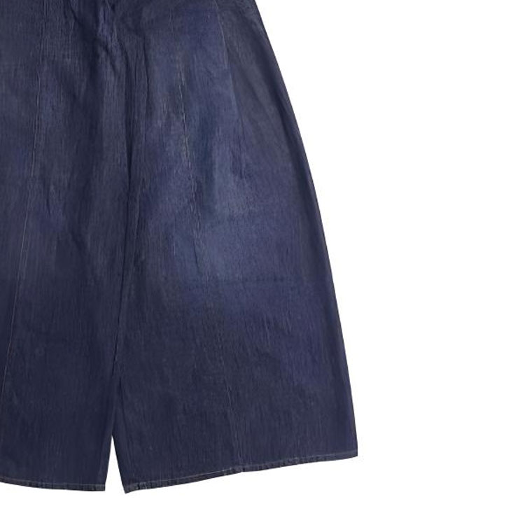 Purchase (W) シャネル SS23 ワイドレッグ ルーズ デニム ジーンズ ブルー カラー P74945-V66449-NN574