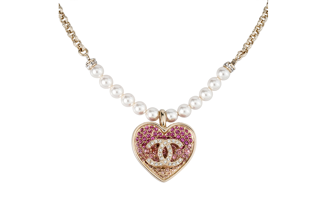 (Women) CHANEL SS23 Double C Heart Pendant Gold Necklace for Women. ABA391-B10533-NN151 圖 3