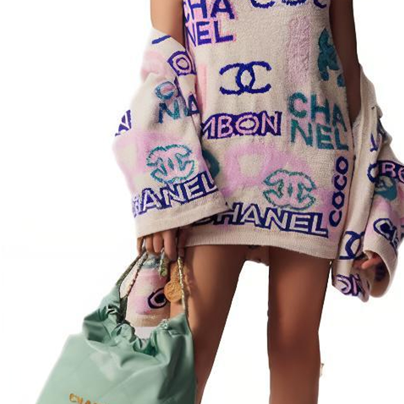 Sizing (W) CHANEL SS23 塗鴉字母Logo提花針織毛衣 女裝 多色 P74736-K10718-NN056