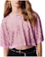 Order (Women) CHANEL SS23 Pink Round Neck T-Shirt with Rhinestone Accents for Women. P74586-K10690-NN084