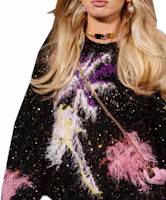 Details for (Women) CHANEL SS24 Floral Crochet Round Neck Sweater Black P76571-K11030-NU536