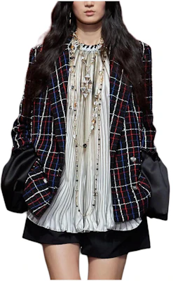 (W) CHAQUETA DE MANGA LARGA CHANEL SS24 CUADROS MULTICOLOR CON CUELLO. P77209-V68829-NW498 Buy (W) CHAQUETA DE MANGA LARGA CHANEL SS24 CUADROS MULTICOLOR CON CUELLO. P77209-V68829-NW498