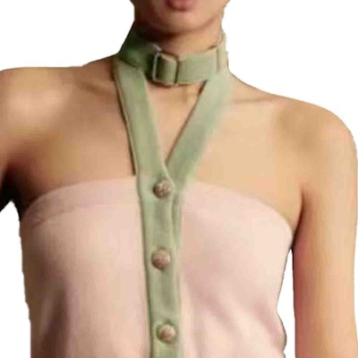 (W) CHANEL SS24 粉色無袖針織上衣搭配鈕扣細節 P76461-K10983-NU526 Sizing (W) CHANEL SS24 粉色無袖針織上衣搭配鈕扣細節 P76461-K10983-NU526