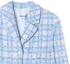 Sizing (Women) Chanel SS24 Blue Patch Pocket Plaid Button-Up Jacket P73383-V64905-NJ572