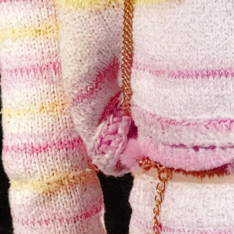 (Women) CHANEL SS24 Striped Round Neck Casual Long Sleeve Jacket Women Floral. P76603-K11042-NU631 圖 8