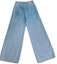 Lookbook (Women) CHANEL SS24 Tie-Dye High-Waist Loose Wide-Leg Jeans Women Washed Blue. P76361-V68290-NT300