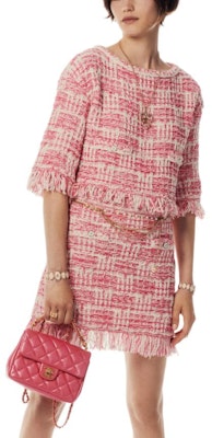 (Women) CHANEL SS25 Colorblock A-Line Mid-Waist Casual Skirt Women’s Pink. P77006K-11117-NW377 Buy (Women) CHANEL SS25 Colorblock A-Line Mid-Waist Casual Skirt Women’s Pink. P77006K-11117-NW377