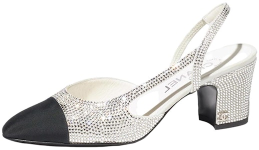 CHANEL香奈兒 水鑽裝飾 粗跟 高筒鞋 女款 銀色 Buy CHANEL香奈兒 水鑽裝飾 粗跟 高筒鞋 女款 銀色