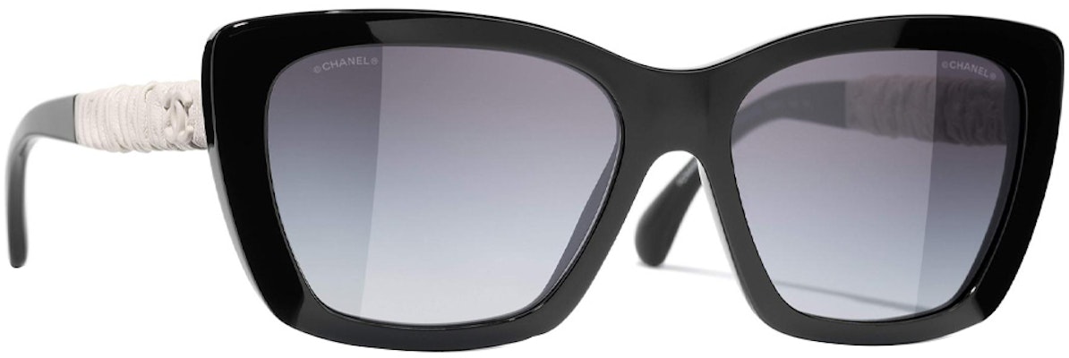 (Women) CHANEL Stylish Butterfly Black Sunglasses for Women. CH5476Q1082S6 Lookbook (Women) CHANEL Stylish Butterfly Black Sunglasses for Women. CH5476Q1082S6