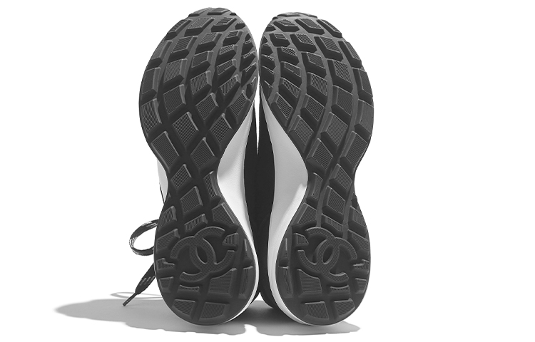 (W) Chanel Suede and Lambskin Sneakers 'Black' 圖 4