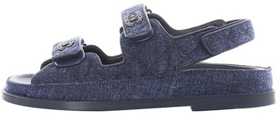 (W) Sandalias Chanel de Gamuza y Cuero 'Azul Oscuro' G35927-X56243-0L122 Buy (W) Sandalias Chanel de Gamuza y Cuero 'Azul Oscuro' G35927-X56243-0L122