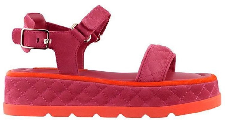 (Women) Chanel Suede Calfskin Platform Sandals 'Pink' G39143-X56600-K4375 Order (Women) Chanel Suede Calfskin Platform Sandals 'Pink' G39143-X56600-K4375