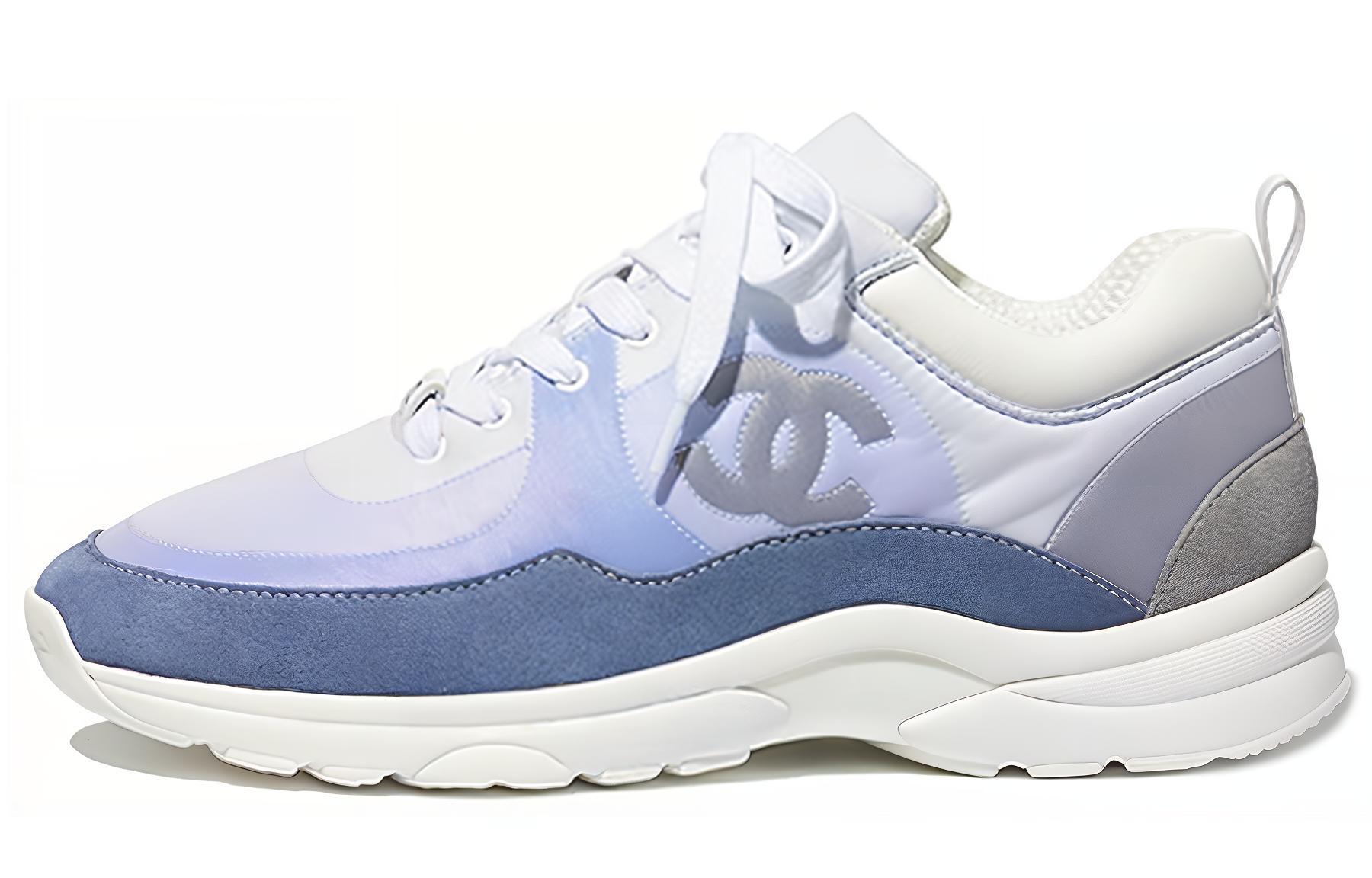 (Women) Chanel Suede Calfskin Sneaker 'Sky Blue'  G37136-Y55131-0K117