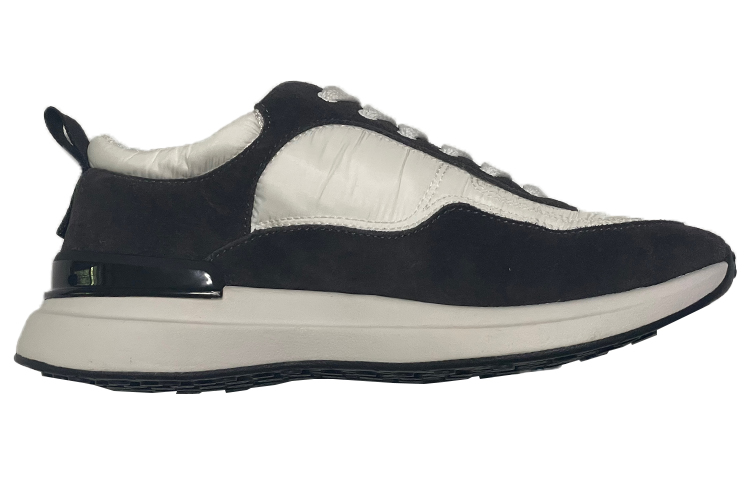 Order (W) 샤넬 스웨이드 스니커즈 (화이트/다크그레이) G37122-Y55132-K2606