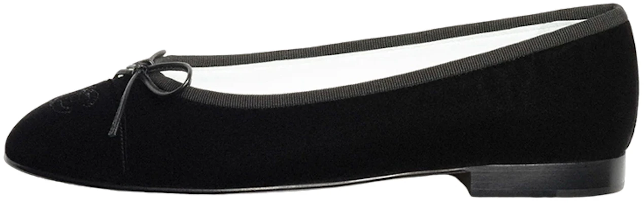 (W) Chanel Suede Flat 'Logo Fashion Hitam' G02819-X56714-94305 Buy (W) Chanel Suede Flat 'Logo Fashion Hitam' G02819-X56714-94305