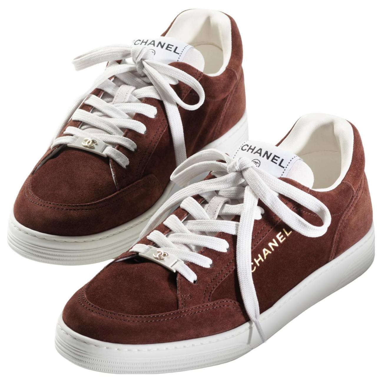 (W) Chanel Suede Low-Top Sneakers 'Classic CMFT Brown' 圖 3