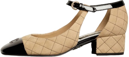 (Women) Chanel Suede Mid-Heel Shoes 'Beige' G39383-Y56114-K4809 (Women) Chanel Suede Mid-Heel Shoes 'Beige' G39383-Y56114-K4809