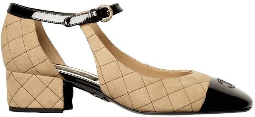(Women) Chanel Suede Mid-Heel Shoes 'Beige' G39383-Y56114-K4809 Order (Women) Chanel Suede Mid-Heel Shoes 'Beige' G39383-Y56114-K4809