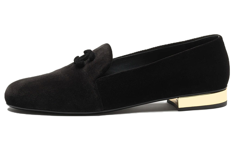 (Women) Chanel Suede Slip-On 'Black' G45271-B14435-94305
