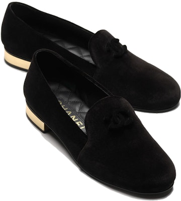 (W) Chanel Loafer Suede Slip-On 'Hitam' G45271-B14435-94305 Lookbook (W) Chanel Loafer Suede Slip-On 'Hitam' G45271-B14435-94305