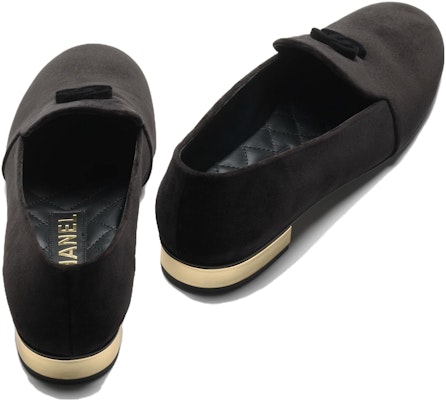 (W) Chanel Loafer Suede Slip-On 'Hitam' G45271-B14435-94305 Shop (W) Chanel Loafer Suede Slip-On 'Hitam' G45271-B14435-94305