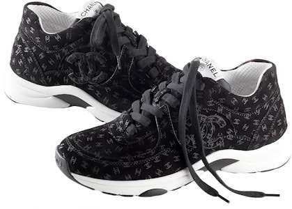 (W) Chanel Suede Trainer Cetak CC Hitam G39230-X56653-94305 Shop (W) Chanel Suede Trainer Cetak CC Hitam G39230-X56653-94305