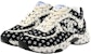 (W) Chanel Suede Trainer Cetakan CC Hitam G39230-X56690-K4721