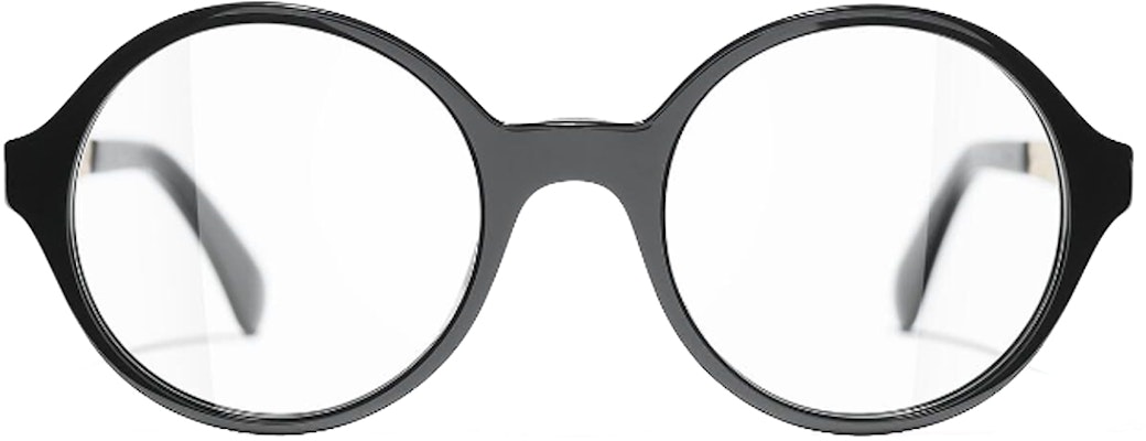 (W) 香奈儿女款圆形纹理光学眼镜,带标志细节。 CH3411A-C622 Lookbook (W) 香奈儿女款圆形纹理光学眼镜,带标志细节。 CH3411A-C622