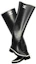 Lookbook (Women) Chanel Thigh High Rubber Rain Boots Black G39625-X56326-K5255