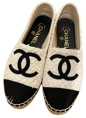 (W) Chanel Tweed Ballerinas ''Elfenbeinweiß'' G29762-Y56029-K4575 Purchase (W) Chanel Tweed Ballerinas ''Elfenbeinweiß'' G29762-Y56029-K4575