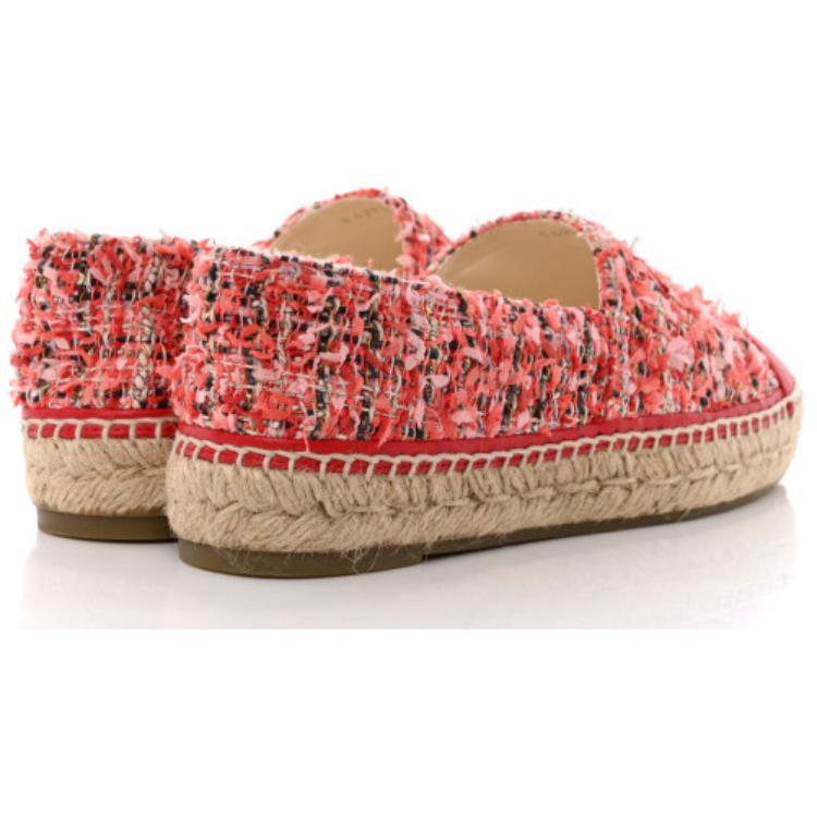 (W) Chanel Tweed Fisherman Shoes 'Pink' 圖 5