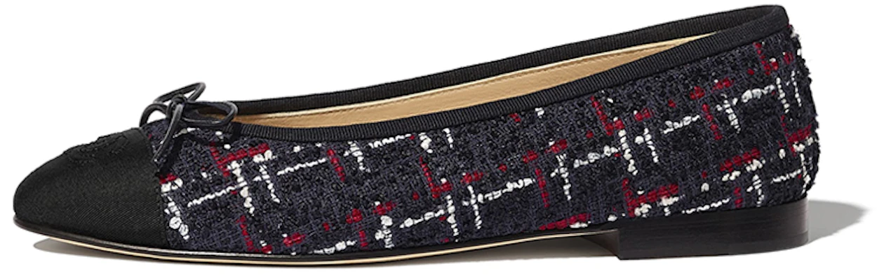 (W) Ballerines Chanel Tweed ''Bleu Marine'' G02819-Y53819-K2193 Buy (W) Ballerines Chanel Tweed ''Bleu Marine'' G02819-Y53819-K2193