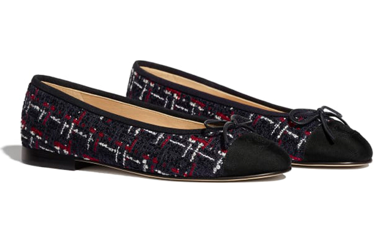 Lookbook (W) Ballerines Chanel Tweed ''Bleu Marine'' G02819-Y53819-K2193