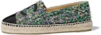 (Women) Chanel Tweed Satin Fisherman Shoes 'Green Pink' G29762-Y55106-K2572
