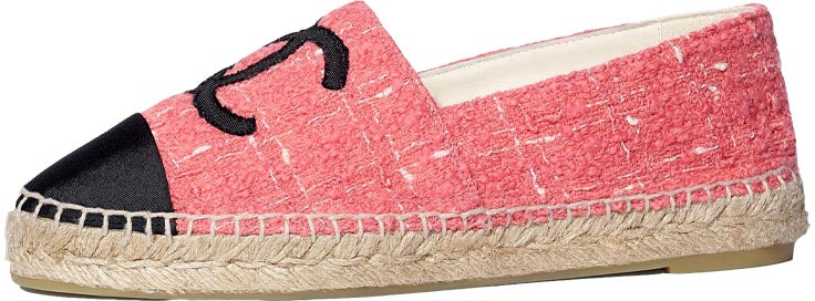 women-chanel-tweed-satin-fisherman-shoes-pink-black-g29762-y54224-k2290