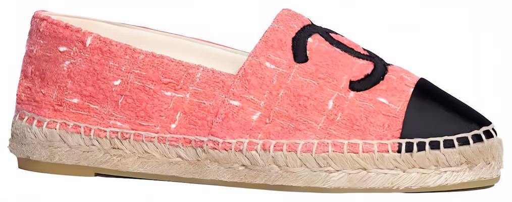 (Women) Chanel Tweed Satin Fisherman Shoes 'Pink Black' G29762-Y54224-K2290 Order (Women) Chanel Tweed Satin Fisherman Shoes 'Pink Black' G29762-Y54224-K2290
