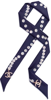 (W) シャネル ツイリースカーフ リボン レディース用 - ブルー AA1208-X129721-E048 Buy (W) シャネル ツイリースカーフ リボン レディース用 - ブルー AA1208-X129721-E048