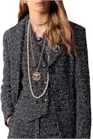 (Women) CHANEL V-Neck Double-Breasted Twill Vest Black - Spring Summer 2023. P74437-V65925-M9999 (Women) CHANEL V-Neck Double-Breasted Twill Vest Black - Spring Summer 2023. P74437-V65925-M9999