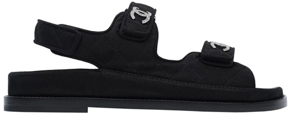 (W) 香奈儿黑色魔术贴平底时尚凉鞋 G31848-X51653-94305 Order (W) 香奈儿黑色魔术贴平底时尚凉鞋 G31848-X51653-94305